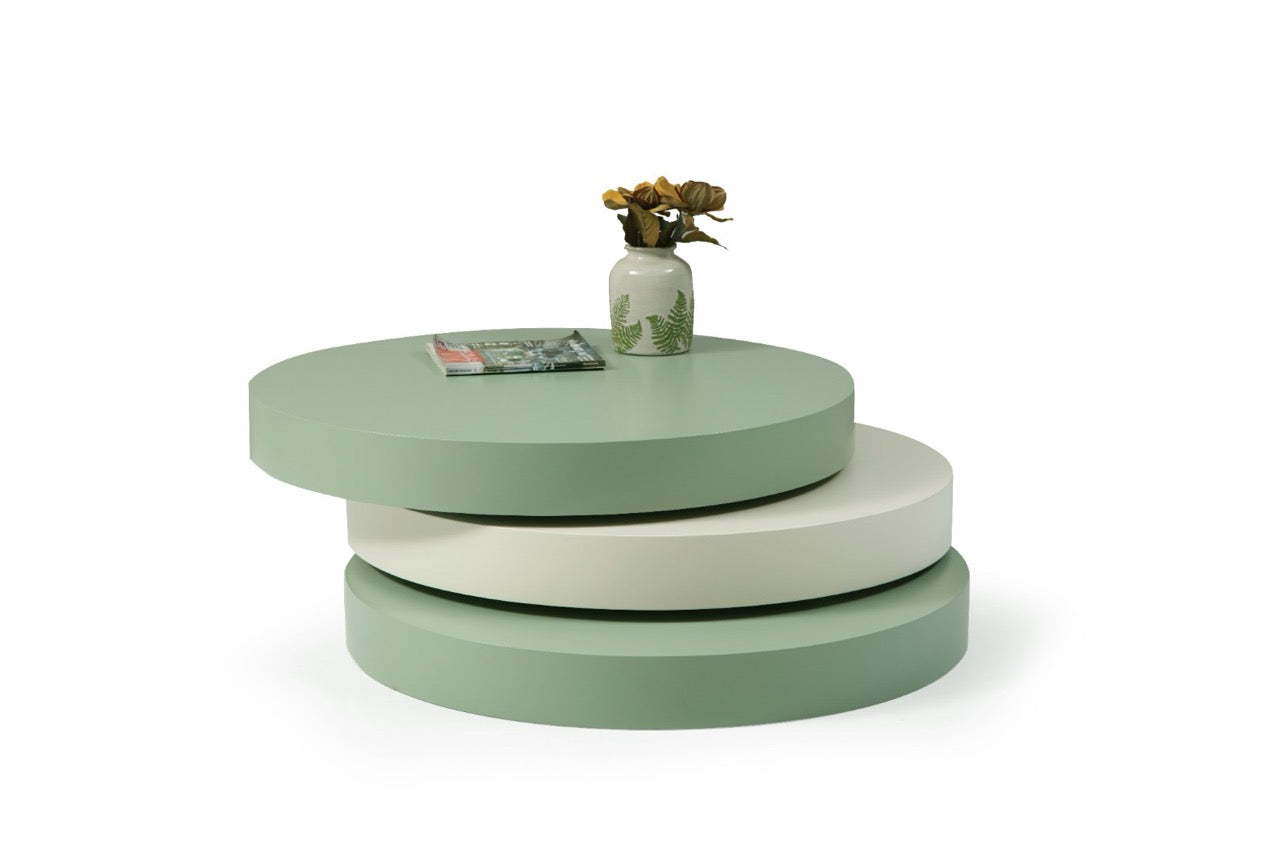 Triple Yuvarlak Orta Sehpa